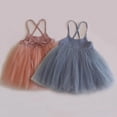 thumbnail image 2 of Vestido de verano para niñas pequeñas, sin espalda, para fiesta de cumpleaños, de malla, de princesa, para niñas de 0 a 3 años, vestido de tutú, ropa para niñas pequeñas, 2 of 5
