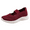 Red, variant on CHICVOMEY Women's Slip-On Walking Shoes Breathable Comfortable Flats for Women Lightweight Non-Slip Casual Sneakers for Work Travel Daily Wear