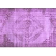 thumbnail image 1 of Ahgly Company Indoor Rectangle Abstract Purple Contemporary Area Rugs, 2' x 5', 1 of 4