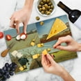 thumbnail image 4 of Safari Cutting Board, Safari Collages with Native Wild Savannah Animals Exotic Lands Lonely Planet, Decorative Tempered Glass Cutting and Serving Board, Large Size, Multicolor, by Ambesonne, 4 of 5