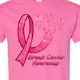 thumbnail image 4 of Inktastic Breast Cancer Awareness Ribbon and Butterflies T-Shirt, 4 of 5