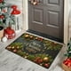 thumbnail image 5 of Yhmxh Alfombrillas de baño para baño Alfombra de baño Felpudo navideño para puerta de entrada, alfombra decorativa para dormitorio Decoración del baño, 5 of 5