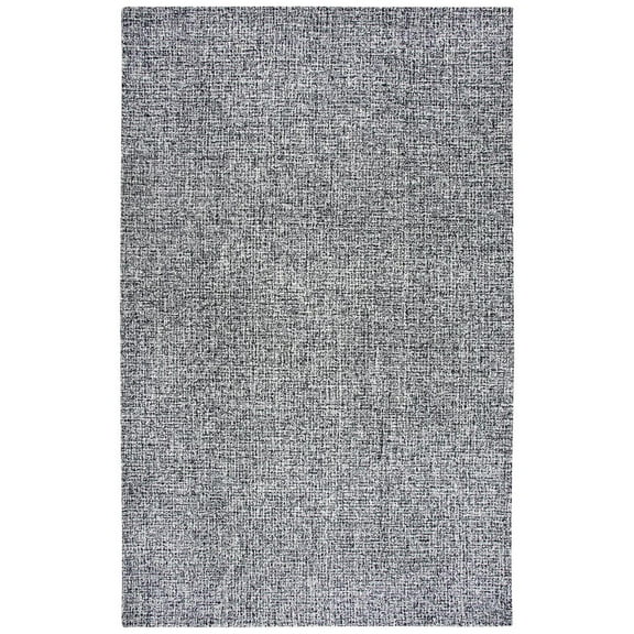 Alora Decor London 10' x 14' Tweed Black/White/Gray/Rust/Blue Area Rug