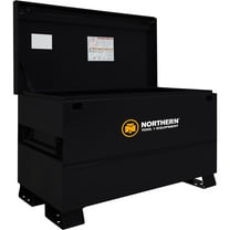 Northern Tool   Equipment 48in. Jobsite Box, Black, 48in.W x 24in.D x 28in.H