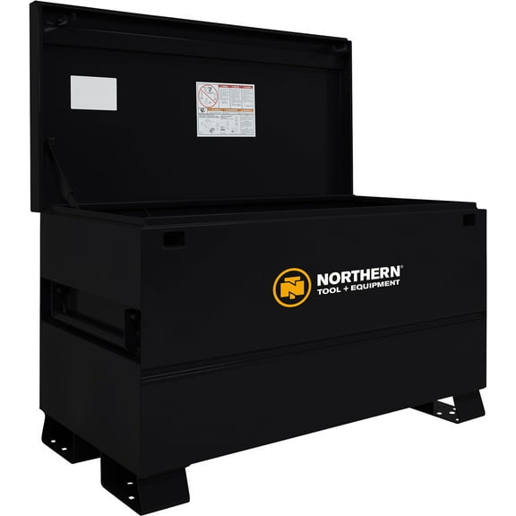 Northern Tool   Equipment 48in. Jobsite Box, Black, 48in.W x 24in.D x 28in.H