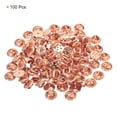 thumbnail image 3 of Uxcell Pin Backs Metal Lapel Pin Backing Enamel Pin Brooch Holder Decorative Accessories Rose Gold 100 Pack, 3 of 6