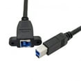 thumbnail image 4 of Xiwai Cable Super Speed USB 3.0 Back Panel Mount B Female To Male B Type Extension Cable 0.5m, 4 of 5