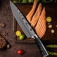 thumbnail image 2 of 10Pcs Japanese Knife Set Damascus Laser Professional Kitchen Knives High Carbon Stainless Steel Chef Knife Slicing Cutter Tools, 2 of 6