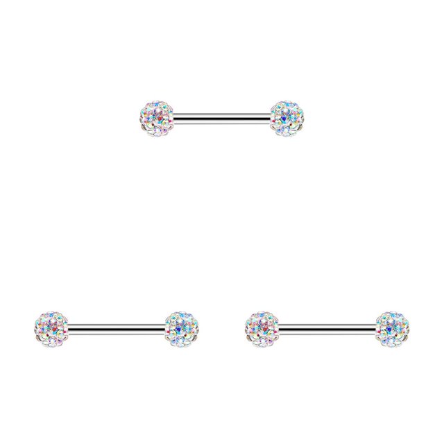 Jumpingount Anillo para pezones con barra, decoración de cuerpos pequeños de Metal Sexy, accesorio de moda, para el cuerpo con estilo Type1 NO1