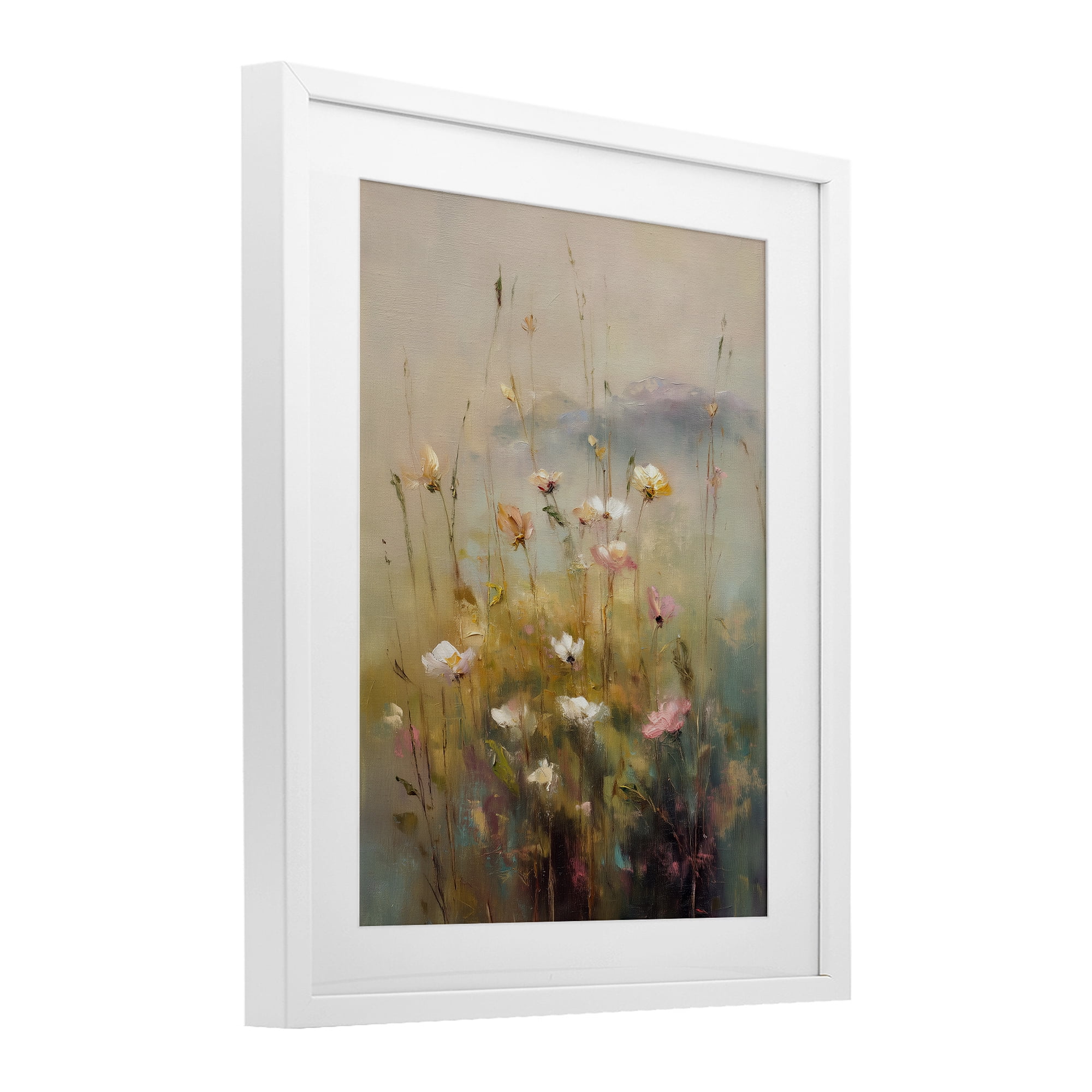 Stupell Industries Wildflower Valley Impression White Framed Print Under Glass, design by Svetlana Aleynikova