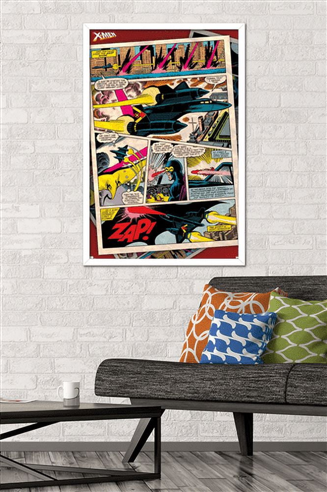 Marvel Comics - The X-Men - X-Jet Cyclops Wall Poster, 22.375" x 34", Framed