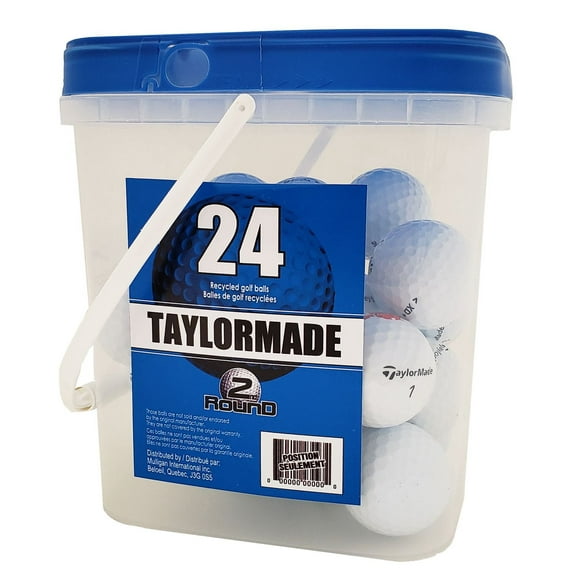 Taylormade Golf Balls Bucket, #10082, 24 recycled golf balls