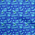 thumbnail image 1 of oneOone Cotton Flex Blue Fabric Halloween Craft Projects Decor Fabric Printed By The Yard 40 Inch Wide, 1 of 4