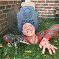 thumbnail image 4 of (WFMO) Horror Creeper Zombie Estatua De Jardín De Interior/Exterior Decoración De Halloween , Escultura De Resina Fiesta En Casa Regalo, 4 of 4