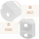 thumbnail image 3 of Milisten 20Ud Esquineros Plásticos Para Muebles Con Duradero Y Fácil Instalación Para Estantes, 3 of 8