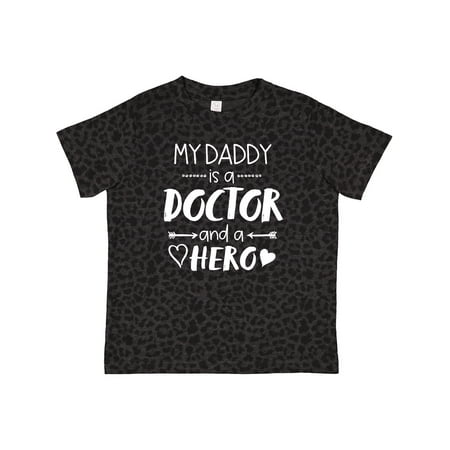 

Inktastic My Daddy is a Doctor and a Hero Gift Toddler Boy or Toddler Girl T-Shirt