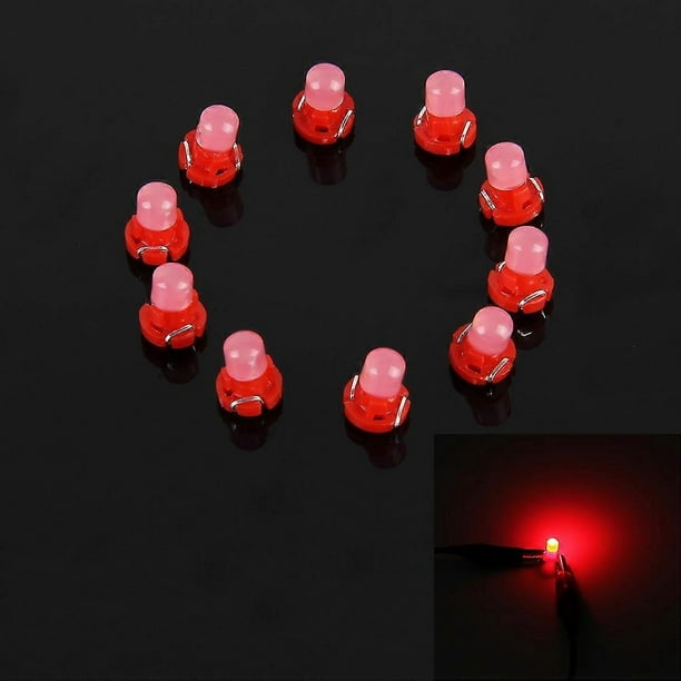 10 luces LED para panel de instrumentos de cuña T3 de 2 W