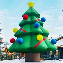 Wellcomer 26ft Giant Inflatable Christmas Tree with Blower - Christmas Outdoor Decor