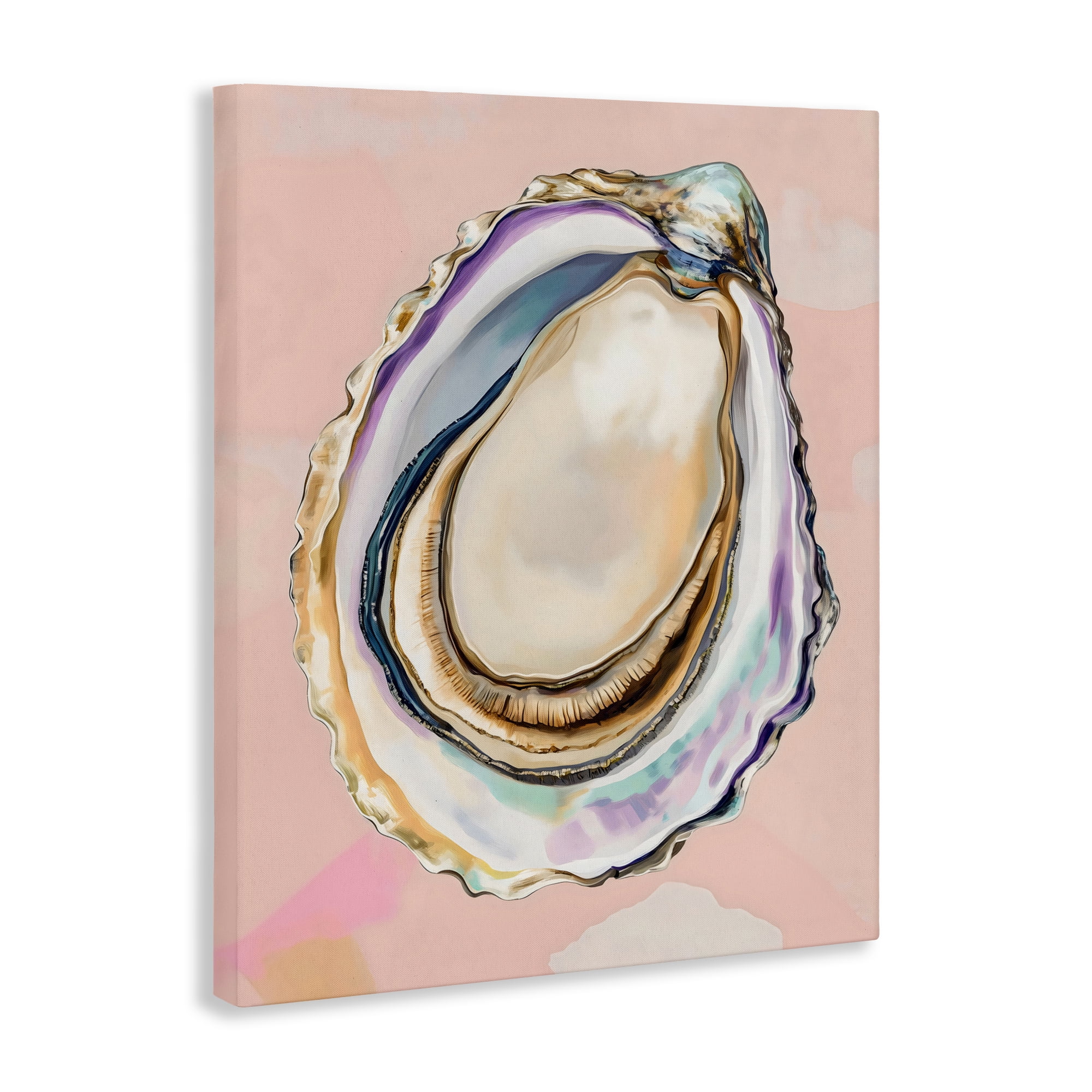 Stupell Industries Pink Oyster Shell Elegance Canvas Wall Art, design by The Prints Vibe