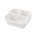 thumbnail image 2 of Bento Box under $5! Cagogo 3 Compartment Bento Box, Wheat Straw Lunch Container, Reusable Snack Box forKids, Meal Prep Containers for Study Office, Portion Control Food Storage, 2 of 5