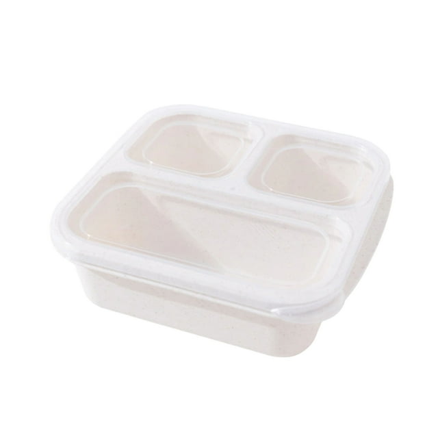 Chanana Lunchable Container for Kids and Adults, Snack Containers Bento Snack Boxes 3-Compartment Food Containers for Study, Work and Travel, Meal Prep Containers Reusable Bento Box