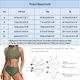 thumbnail image 2 of WILLBEST Traje de Baño Para Mujer, Bikini de Cintura Alta Sexy, Push Up, Traje de Baño de Dos Piezas, Conjunto de Bikini Estampado de Cintura Alta Fruncido Retro de Dos Piezas, 2 of 7
