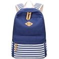 thumbnail image 1 of Causal Toile Rayé Sac à Dos Mignon Sac à Dos pour les Filles de l'École, 1 of 6