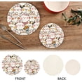 thumbnail image 4 of Rabbit 2 Pack Pot Holders Trivets, Heat Resistant Hot Pads for Kitchen Table Decoration Trivets for Hot Dishes/Pot/Bowl/Teapot/Kitchen Hot Pads Trivets, 7" + 9.45", 4 of 7