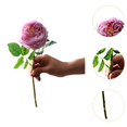 thumbnail image 2 of Flor de rosa artificial Strade Fareast Limited Púrpura claro 45 cm, 2 of 7