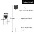 thumbnail image 2 of Telescopic Fly Swatters, Durable Plastic Fly Swatter Heavy Duty Set, Flyswatter with Stainless Steel Handle for Indoor/Outdoor/Classroom (2 Pack), 2 of 4