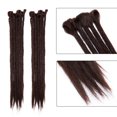 thumbnail image 2 of Extension Dreadlock Ombrée pour Cheveux Synthétiques Résistants à la Chaleur Hip-Hop Crochet Tressage Fait Main Extension Torsadée pour Femmes Brun Foncé 20”-35g, 2 of 6