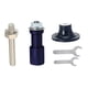 thumbnail image 4 of 5 Piezas Adaptador para Amoladora de Taladro Eléctrico Combinado con Kit de Varilla de Conexión y Mandril Accesorio para Pulir y Limpiar con Bandeja y Llaves Fácil Instalación Estilo A, 4 of 8