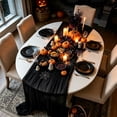 thumbnail image 4 of Cififendec Halloween Boho Tulle Table Runner, 118.11"×35.43", Flowy Sheer Gauze Decorative Table Runner for Spooky Dining Table Halloween Dinner Party, 4 of 6