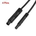 thumbnail image 6 of Unique Bargains 2 Pcs 4 Pin 9.84ft 300cm Backup Camera Extension Cable Dash Camera Cord Wires Car Rear View Camera, 6 of 6
