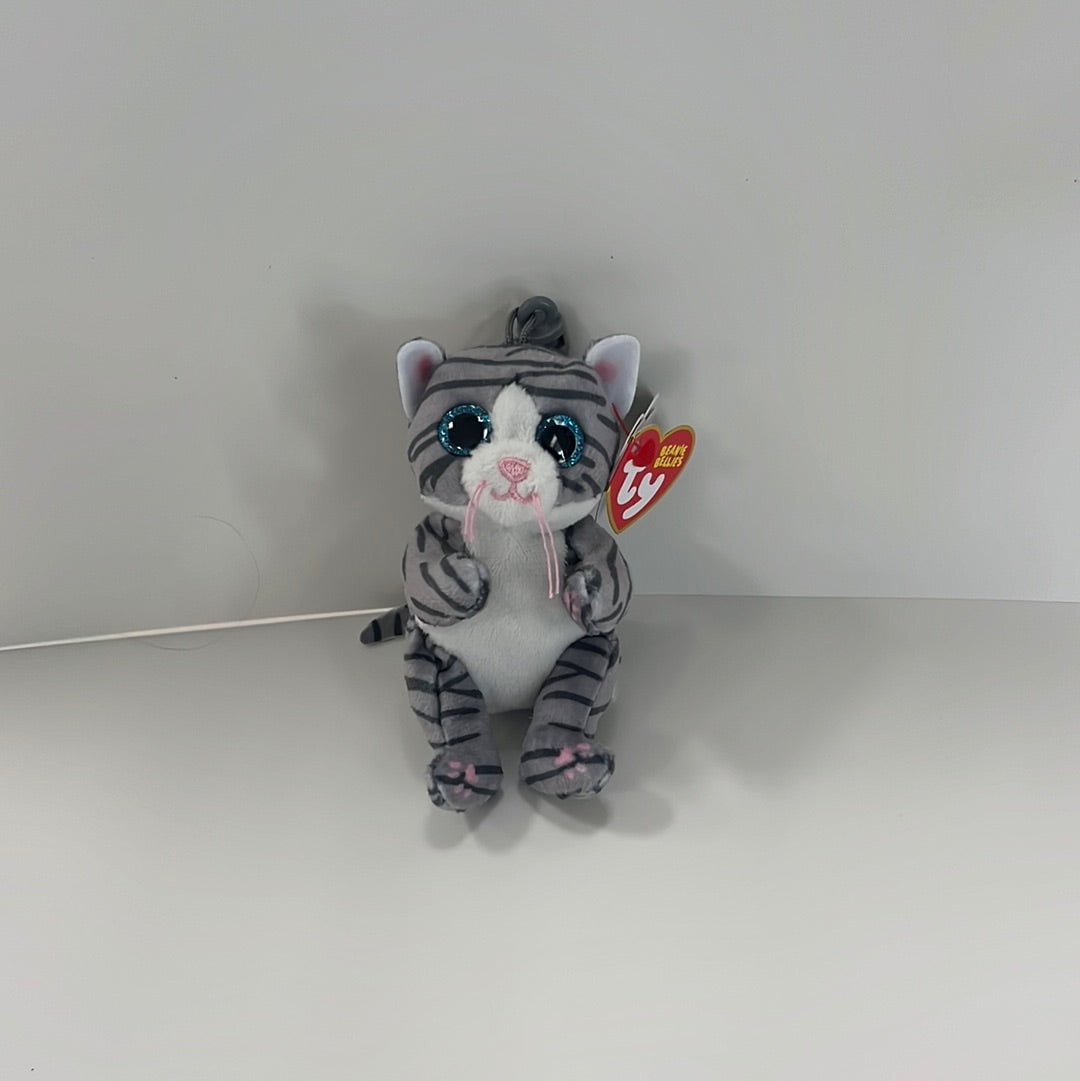 ty Beanie Bellie Clips - Schlüsselanhänger Katze Miso - ca. 9,5 cm