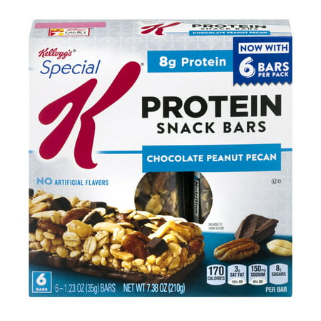 Special K Snack Bars de protéines d'arachide de chocolat aux pacanes - 6 CT