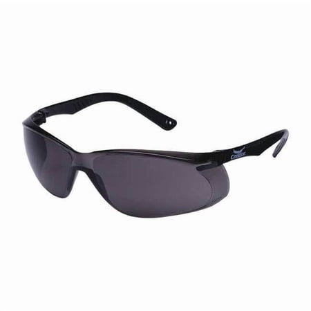 Jbird, Safety Glasses, Anti-Scratch, Gray Lens, Black Frame, Frameless 4VCK3