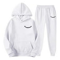 thumbnail image 4 of QHFBli Minimalist Men's Hoodie Mens Oversized Hoodie Casual Sportswear 2025 Fall Winter Hop Streetwear Fashion Top White XXXL, 4 of 4