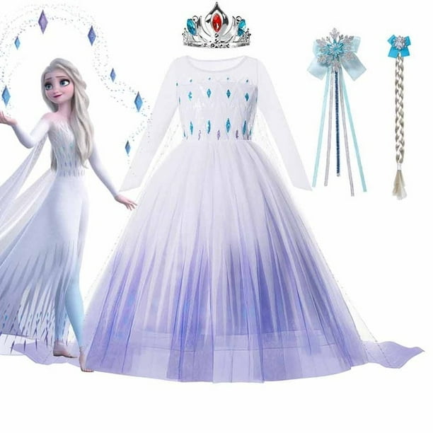  Foierp Girls Princess Elsa Dress - Elsa Anna Princess