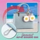 thumbnail image 4 of Elegante Soporte Para Anteojos De Cuero Pu, Bolsa Para Gafas De Sol, Linda Bolsa De Almacenamiento De Gafas De Dibujos Animados Con Gancho Para Viajes, Compras, Playa Sweethay AP006521-02, 4 of 6