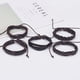 thumbnail image 3 of Pulseras para mujer, regalos para mujeres y hombres, pulsera de cuero tejida vintage, juego de pulseras de cuero con guitarra de aleación, joyería de pulsera, 3 of 3