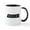 White/Black Inside, variant on CafePress - G.I. Joe Logo Black - 11 oz Ceramic Mug - Novelty Coffee Tea Cup