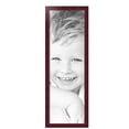 thumbnail image 2 of ArtToFrames 13" x 41" Cherry Picture Frame, 13x41 inch Red MDF Poster Frame (WOM-4333),  Pack, 2 of 8
