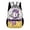 Purple, variant on Cartoon Baseball Backpack, Durable Polyester Casual Daypack for Youth, Large Capacity Unisex Backpack with Ice Cream Print, 9.8x9.8 Inches