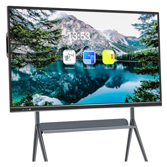 Smart Board 75 Inch, Boost Efficiency! All-in-One Interactive Whiteboard with Dual System & Cloud Sharing Touch Screen Computer for Education & Office​
