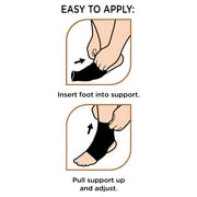 (3 pack) Equate Copper-Infused Ankle Compression Sleeve Brace, Medium/Large