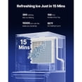 thumbnail image 2 of KFFKFF Commercial Ice Maker Machine, 360LBS/24H Ice-Making Machine with 250LBS Large Storage Bin, Auto Self-Cleaning Ice Maker, 2 of 9