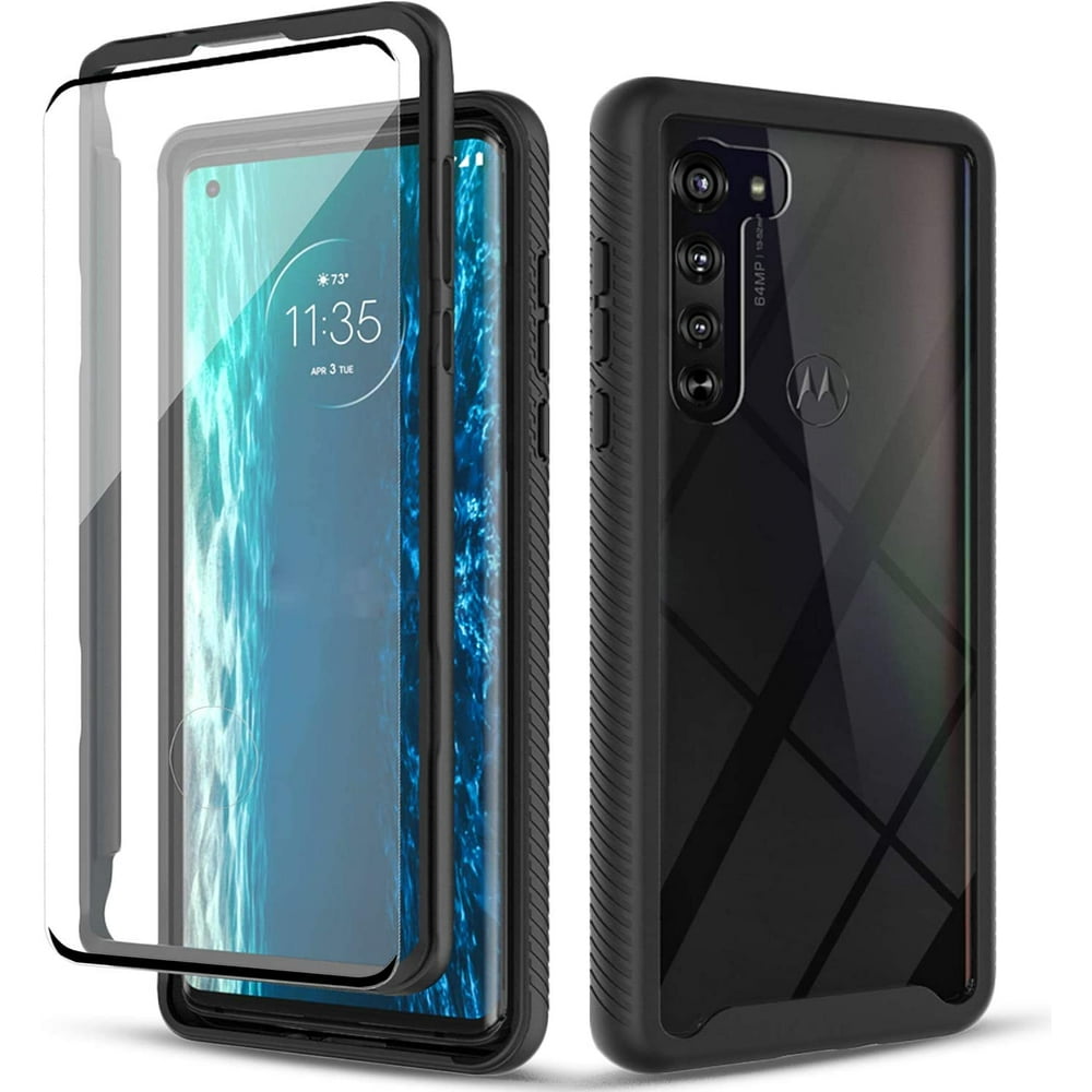 Motorola Moto Edge Case, Dual Layers Holster] And BuiltIn
