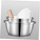 thumbnail image 4 of TABLETREANDS Bowl Drenador De Acero Inoxidable Resistente Para De Y Verduras En Cocina, 4 of 8