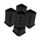 thumbnail image 4 of 4 Uds elevadores de cama elevadores de muebles elevadores de cama antideslizantes Protector de suelo antiarañazos elevadores de cama para silla sofá 6 pulgadas, 4 of 8